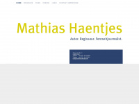 mathiashaentjes.de Webseite Vorschau