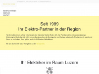 mathiselektro.ch Webseite Vorschau