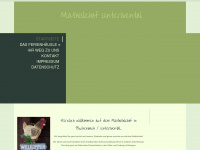 mathislehof.de Webseite Vorschau
