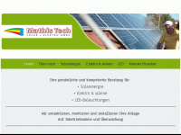 mathistech.ch Webseite Vorschau