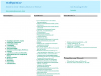 mathpoint.ch Webseite Vorschau