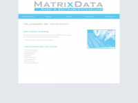 matrix-data.de Webseite Vorschau