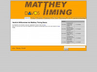 mattheytiming.ch Webseite Vorschau