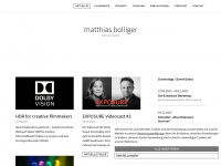 matthias-bolliger.de Webseite Vorschau