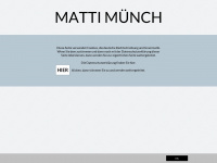 matti-muench.de Webseite Vorschau