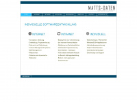 matts-daten.de Webseite Vorschau