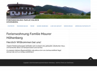 maurer-hoehenberg.de Webseite Vorschau