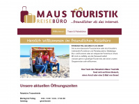 maus-touristik.de Webseite Vorschau