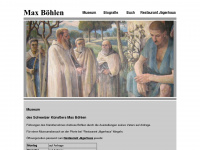 max-boehlen-museum.de Webseite Vorschau
