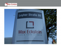 max-eckstein.de Webseite Vorschau