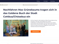 max-gruenebaum-stiftung.de Webseite Vorschau