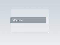 max-kuehn.de Webseite Vorschau