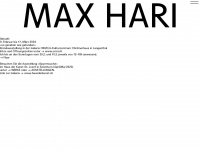 maxhari.ch Webseite Vorschau