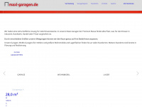 maxi-garagen.de Webseite Vorschau