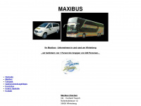 maxibus.de Webseite Vorschau