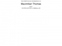 maximilian-thomas.de Webseite Vorschau