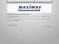 maximus-events.ch Webseite Vorschau