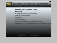 maxitaxi0762213125.ch Webseite Vorschau