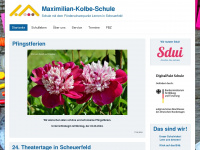 maxkolbeschule-scheuerfeld.de Webseite Vorschau