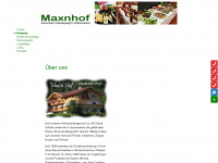 maxnhof.at Webseite Vorschau