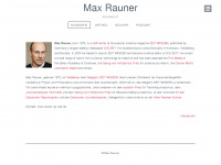 maxrauner.de Webseite Vorschau