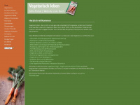 vegetarisch-leben.de Webseite Vorschau