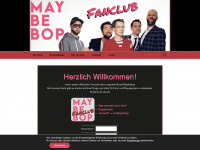 maybebop-fanclub.de Webseite Vorschau