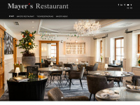 mayers-restaurant.at Webseite Vorschau