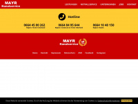 mayrkanalservice.at Webseite Vorschau