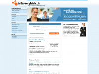 mba-vergleich.ch Webseite Vorschau