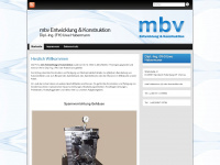 mbv-konstruktion.de Webseite Vorschau