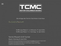 mc-tennis.ch Webseite Vorschau