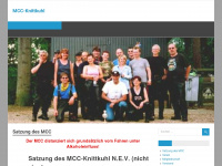 mcc-knittkuhl.de Webseite Vorschau