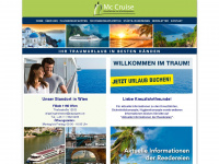 mccruise.at Webseite Vorschau