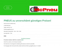 mcpneu.ch Webseite Vorschau