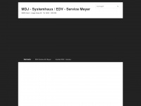 mdj-systemhaus.de Webseite Vorschau