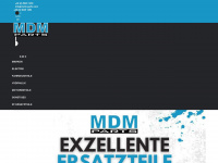 mdm-parts.com Webseite Vorschau