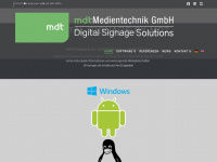 mdt-medientechnik.de Webseite Vorschau
