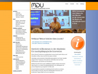 mdu.ch Webseite Vorschau