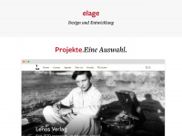 elage.ch Webseite Vorschau
