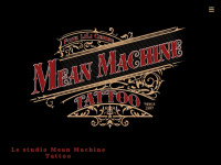meanmachine-tattoo.ch Webseite Vorschau