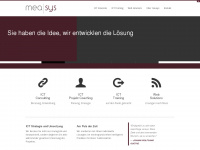 measys.ch Webseite Vorschau