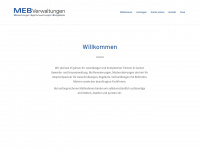 meb-verwaltungen.de Webseite Vorschau