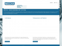 mecha.ch Webseite Vorschau