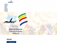 mechtersheimer-karnevalverein.de Webseite Vorschau