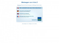 mietwagen-a-z.de Webseite Vorschau