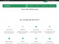 biohost.de Webseite Vorschau