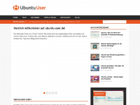 ubuntu-user.de Webseite Vorschau