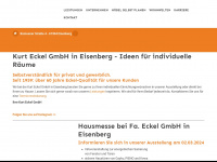 eckel-einrichtungen.de Webseite Vorschau