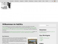 hadiko.de Webseite Vorschau